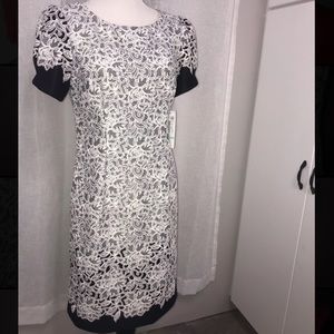 VTG- Inspired Leslie Fay Formal Lacey Dress
